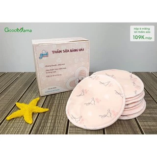 MIẾNG LÓT THẤM SỮA GIẶC ĐƯỢC BẰNG VẢI GOODMAMA (8 Miếng)