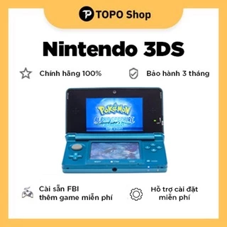 Máy Nintendo 3DS + Cài sẵn thêm các hệ NDS/GBA/NES/SNES + Đủ phụ kiện