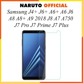 Cường lực samsung J4+ J6+ A6+ A6 J6 A8 A8+ A9 2018 J8 A7 A750 J7 Pro J7 Prime J7 Plus trong suốt không full màn [THT]