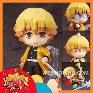 🌟GIÁ HỦY DIỆT🌟 Mô Hình Agatsuma Zenitsu Thanh Guom Diet Quy Có Khớp Cử Động Nendoroid 1334