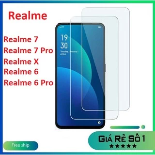 Kính cường lực Realme 7/ 7 Pro/ Realme 6/ 6 Pro/ Realme X trong suốt không full màn hình