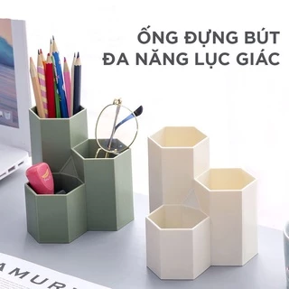 Hộp đựng bút ba lưới lục giác hoàn thiện và lưu trữ văn phòng phẩm đặt bút lưu trữ lược