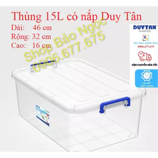 Thùng nhựa đựng đồ Duy Tân 15L