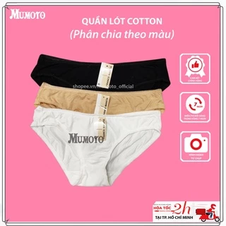 Quần lót nữ cotton lưng vừa combo 3 cái mềm mịn mát với nhiều phân loại khác nhau