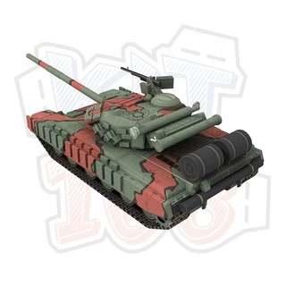 Mô hình giấy Xe tăng quân sự T-64B Russian