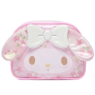 Hello Kitty My Melody Trang Điểm Người Tổ Chức Dễ Thương Kawaii Túi Đựng Mỹ Phẩm Nhỏ Nhựa Chống Thấm Nước Túi Thạch PVC Trang Điểm Làm Đẹp Túi Vệ Sinh