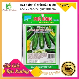 Hạt Giống Bí Ngòi Bí Ngồi Xanh Dễ Trồng - Phú Nông Seeds - Shop Phân Bón và Hạt Giống