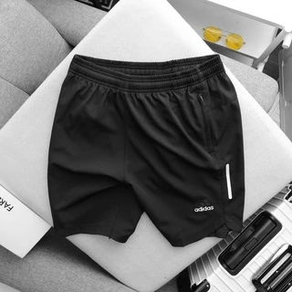 Quần đùi thể thao nam, quần short chạy bộ mặc nhà tập gym chất vải nhẹ mềm lưng thun co giãn tốt chuẩn phom - QSA7