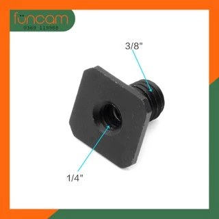 ỐC CHUYỂN 1/4" FEMALE - 3/8" MALE GẮN HOT SHOE MÁY ẢNH