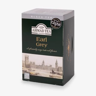 Trà đen Bá Tước Ahmad Ahmad Earl Grey Tea Foiled teabags (túi lọc có bao thiếc)