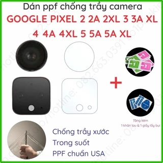 (2 miếng dán) Dán ppf chống trầy camera Google pixel 2 2a 2xl (2 xl) 3 3a xl 4 4a 4xl (4 xl) 5 5a xl (5axl) 6 7 7a 8 pro