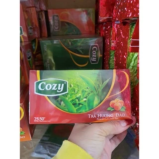 Trà Đào Cozy túi lọc 25 gói x 2g (50gram)