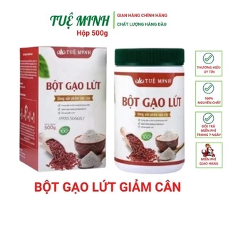 1Kg Bột Gạo Lứt Đỏ Tuệ Minh nguyên chất giúp giảm cân giữ dáng, đẹp da,tốt cho hệ tiêu hóa