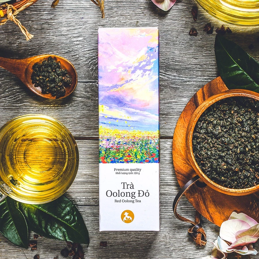 Trà oolong đỏ Langfarm - Trà oolong đỏ Lâm Đồng thượng phẩm, uống hàng ngày tốt cho sức khoẻ
