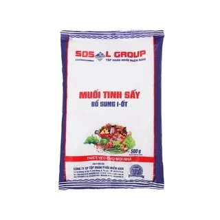 Muôi tinh sấy bổ sung i-ốt Sosalco gói 500g