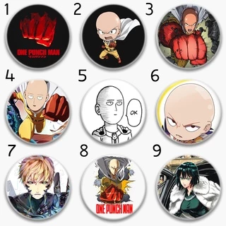 Huy hiệu one punch man/pin one punch man cài áo balo