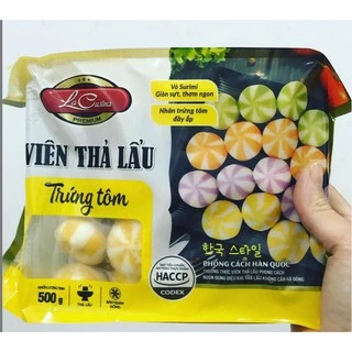 Viên thả lẩu Lacusina nhân trứng tôm 500gr (chỉ giao HN)