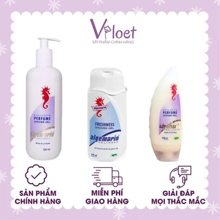 Sữa tắm cá ngựa Algemarin Perfume Đức mùi hương tươi mát chăm sóc làn da - Shop Viloet