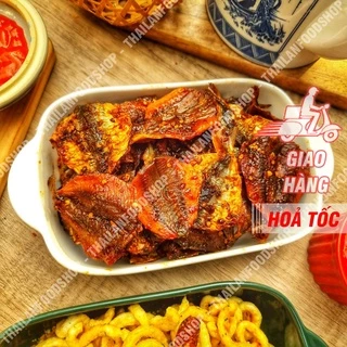 Khô Cá Chỉ Vàng Sốt Sate Lon 300Gram