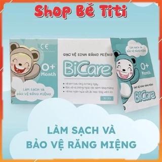 Gạc vệ sinh răng miệng Bicare Rơ lưỡi Bicare An toàn cho bé  Shop Bé TiTi