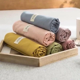 Vỏ gối ôm cùng màu ga giường trong đơn chăn ga cotton poly caro nâu be & các mẫu hot.