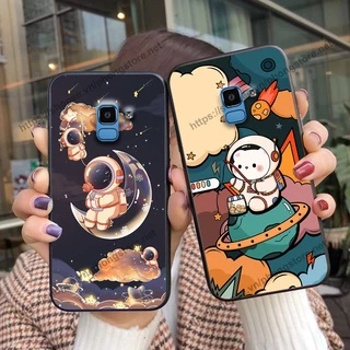 Ốp lưng Samsung J6 2018 / J6 Plus / J6+ vũ trụ phi hành gia cực hot siêu cute-rẻ-bền