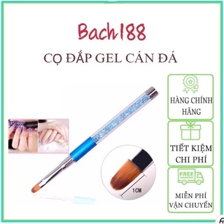 Cọ Đắp Gel Cán Đá Đầu Vuông