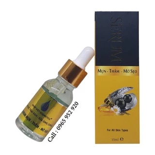 SERUM MỤN THÂM MỜ SẸO NGỌC TRAI ĐEN SỮA ONG CHÚA NHẬT VIỆT COSMETICS 15ML