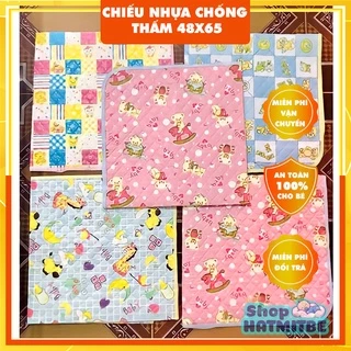 chiếu nhựa chống thấm cho bé 48x65