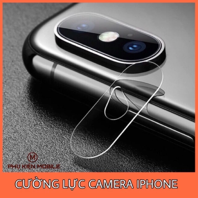 Kính cường lực bảo vệ camera cho Iphone 7/7+/8/8+/X/XR/XS/XSMAX