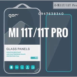 Bộ 2 kính cường lực Gor Xiaomi Mi 11T , Mi 11T Pro 5G trong suốt, siêu mượt ( 2 miếng)