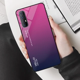 Ốp điện thoại Oppo Reno 3 Pro - Gradient edition, chất liệu kính cường lực