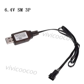 Cáp Sạc Vivi Cổng Usb Cho Đồ Chơi Điều Khiển Từ Xa Rc Li-i Sm-3p 6.4v/7.4v