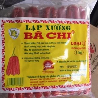 Lạp xưởng Bà Chị hút chân không 1kg