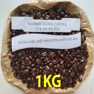 1KG CÀ PHÊ SỈ MOKA ĐẶC BIỆT - CAFE NGUYÊN CHẤT CÓ BƠ - HOÀNG DŨNG COFFEE