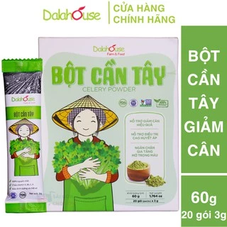 Bột Cần Tây Nguyên Chất Sấy Lạnh Dalahouse - Giảm cân - Detox thanh lọc cơ thể (Celery powder)