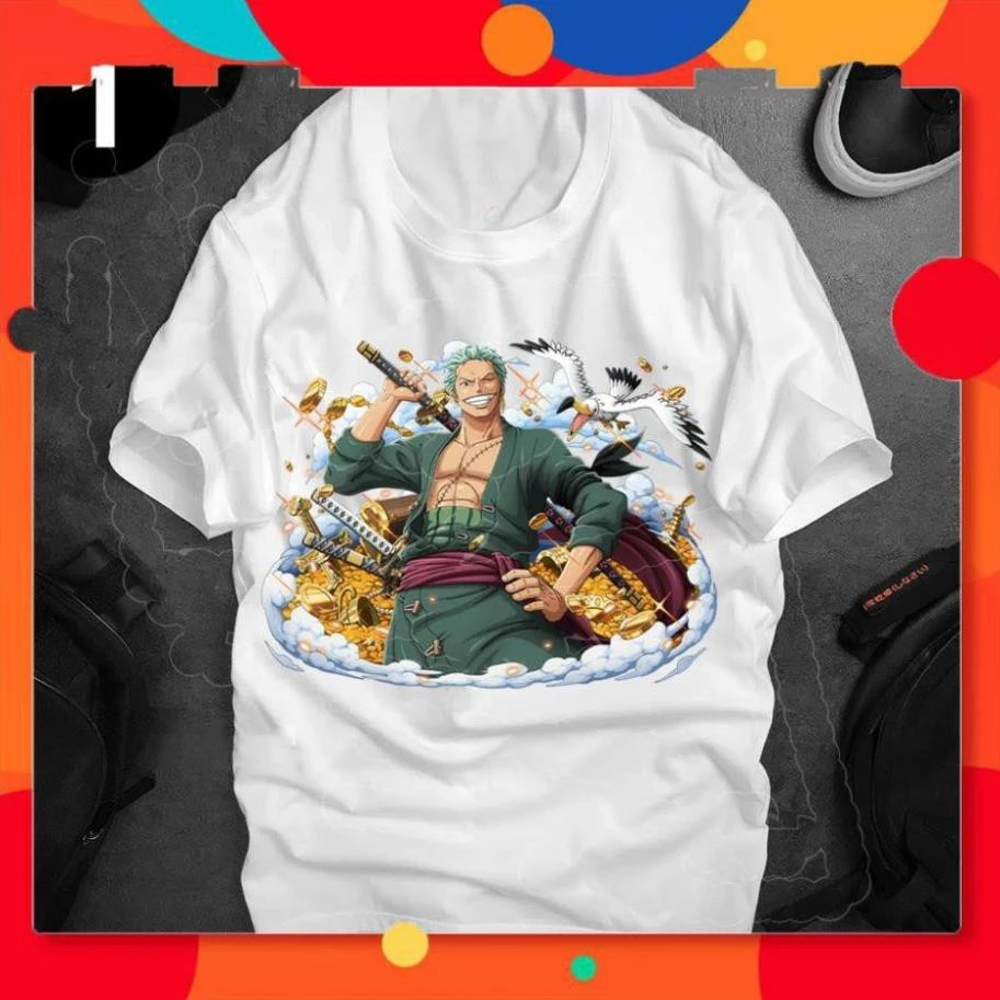 SALE- 🔥SALE SỐC🔥 ALBUM 17 - Áo Thun In Hình Roronoa Zoro Chất Lừ - Áo Thun One Piece - áo cực HOT