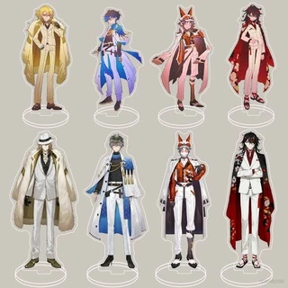 Giá Đỡ Dĩa Bằng Acrylic Hình Anime Vtuber LUXIEM Vox Mysta Ike Luca Shu Làm Quà Tặng Trang Trí Nội Thất