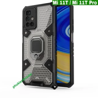 Ốp lưng Xiaomi Mi 11T / Mi 11T Pro vân tổ Ong Iring không gian mới chống sốc giá đỡ xem phim cao cấp