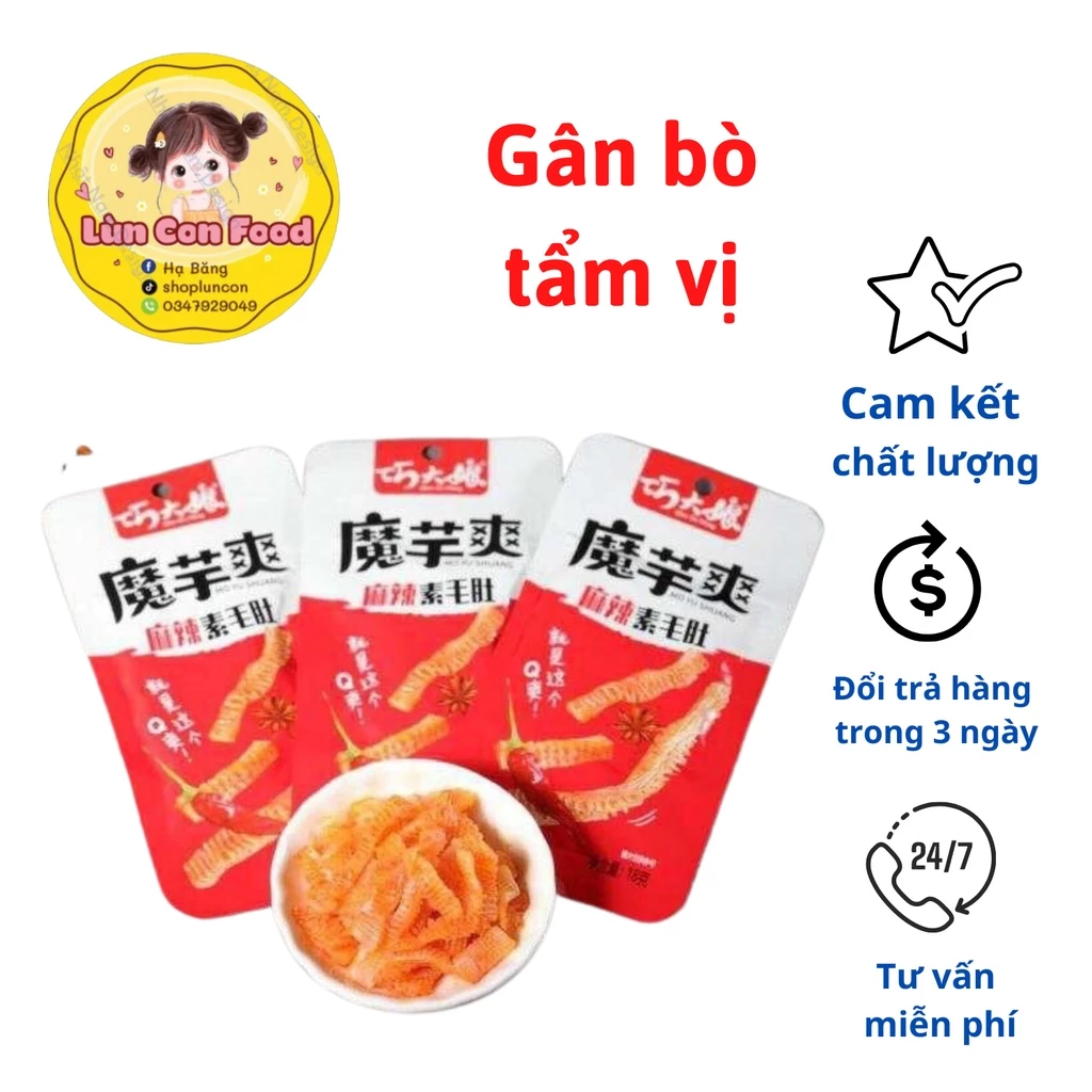 GÂN BÒ CAY ❤FREESHIP❤ GÂN BÒ CAY TẨM VỊ SIÊU HOT HIT - Lùn Con Food