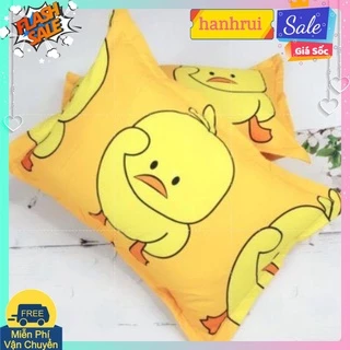 [Hanhrui]Bộ 2 vỏ gối nằm,áo gối nằm cotton poly,mã VG03