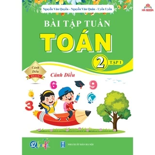 Sách Bài Tập Tuần Toán Lớp 2 Cánh Diều Tập 1 (1 cuốn)