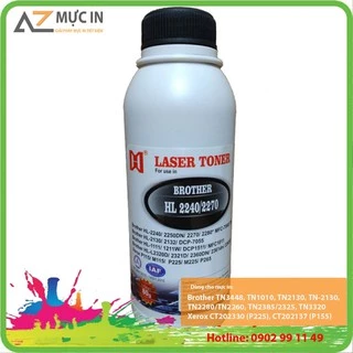 Mực chai Brother HL 2240 nạp được cho tất cả các dòng máy in Brother laser trắng đen.