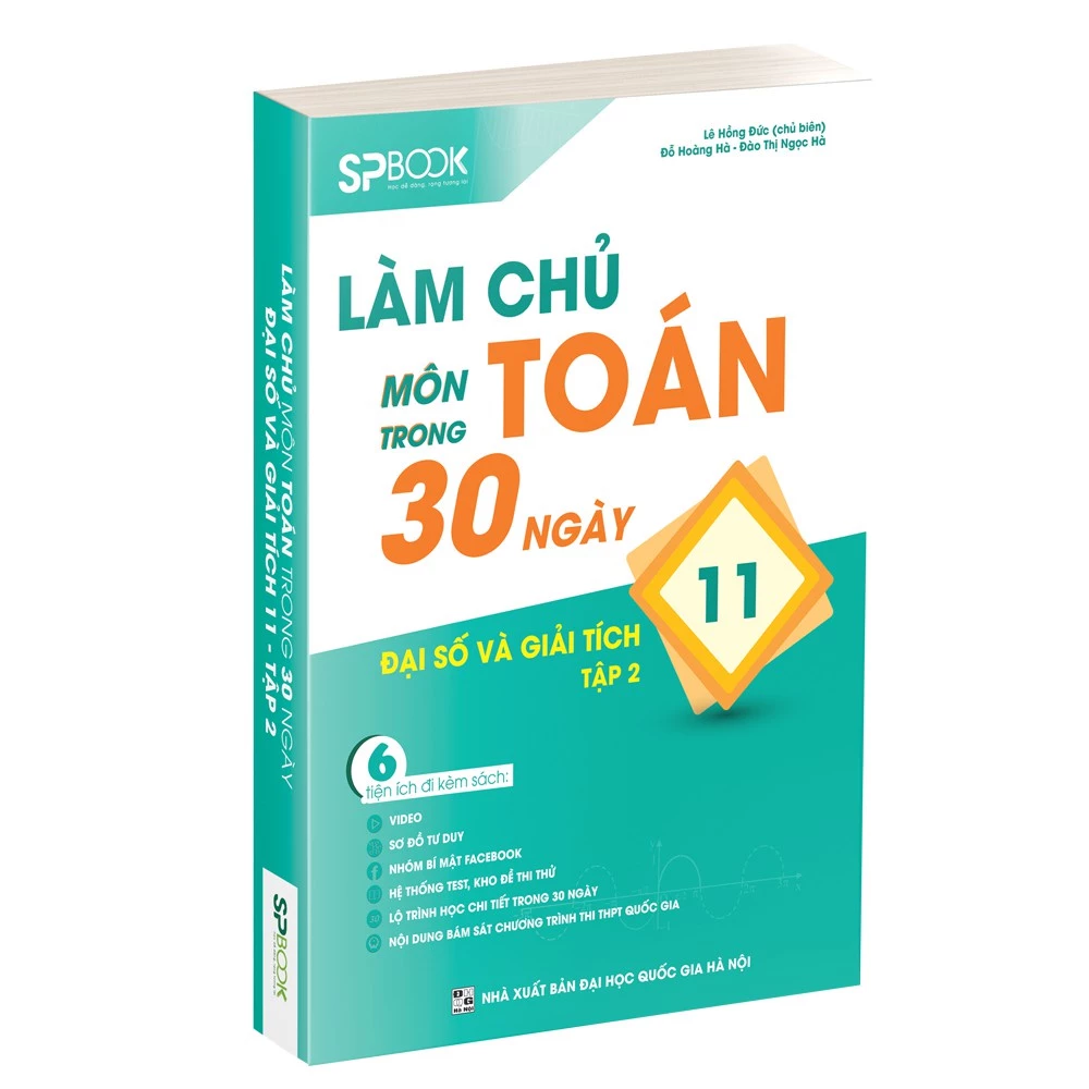 Sách - Làm chủ môn Toán trong 30 ngày - Đại số và giải tích lớp 11 tập 2