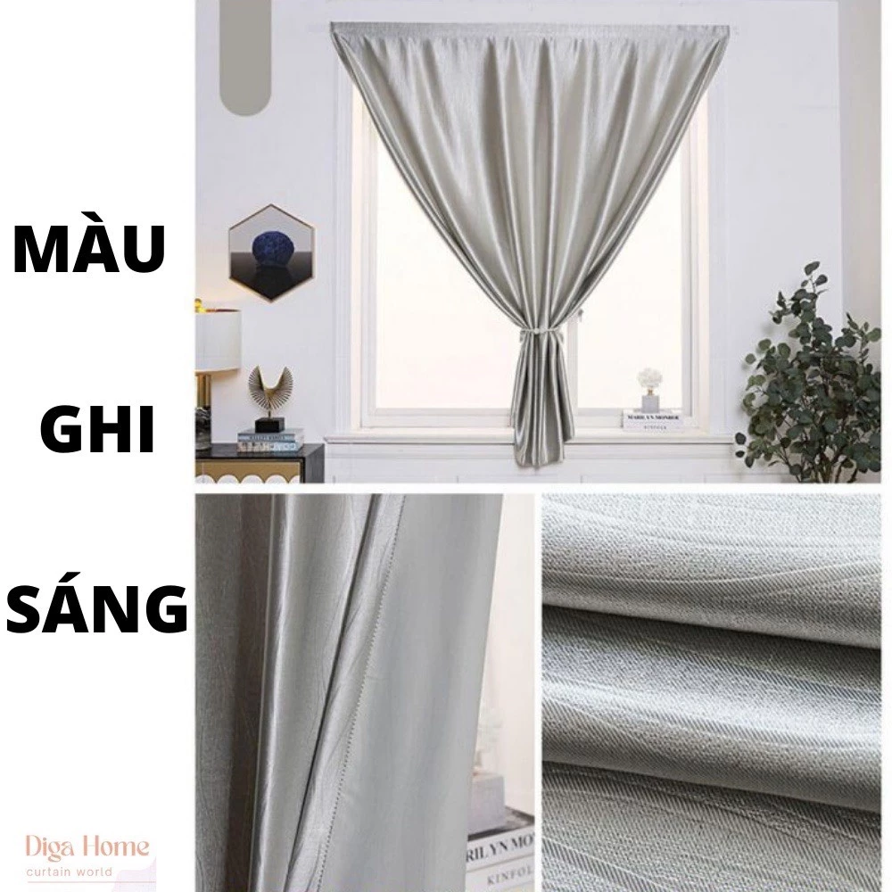 Rèm Dán Tủ-Không Cần Khoan Vô Cùng Tiện Lợi, Chất Liệu Vải Cản Sáng Tốt-Nhiều Màu,Nhiều Kích Thước