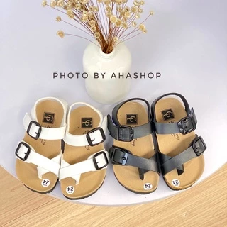 Lùi Size Form To Dép Sandal Quai Ngang Đế Trấu Xỏ Ngón Thời Trang Cho Bé Trai Bé Gái K115