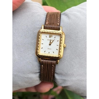 Đồng hồ nữ hiệu Figaro chính hãng, dây da thật, hàng đã qua sử dụng