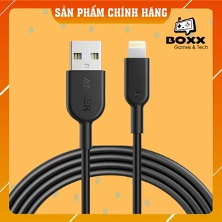 Dây Cáp Sạc IP, Type C Anker PowerLine+ II 0.9m Model : A8163, A8432 - Dùng cho IP, Tablet, Samsung