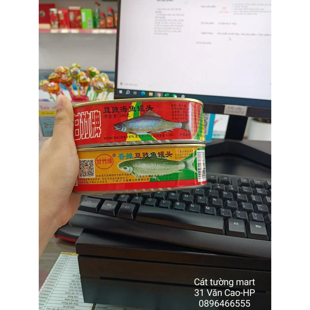 Cá hộp tàu xì TRUNG 184g