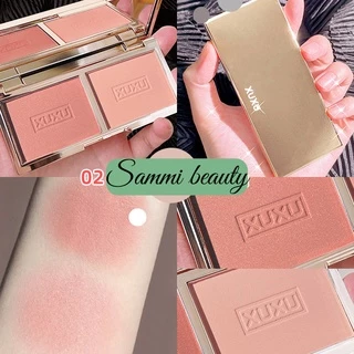 Má hồng XUXU, phấn má hồng 2 ô nội địa trung F42 - Sammi beauty